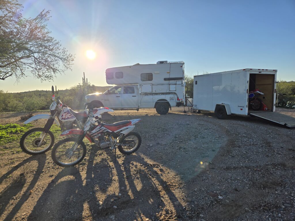 Truck Camping & Honda Rides